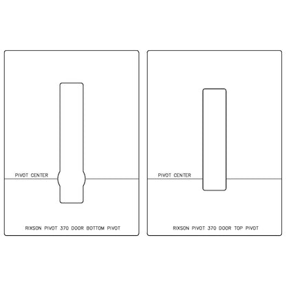Rixson Pivot 370 - Door Bottom & Top Pivots