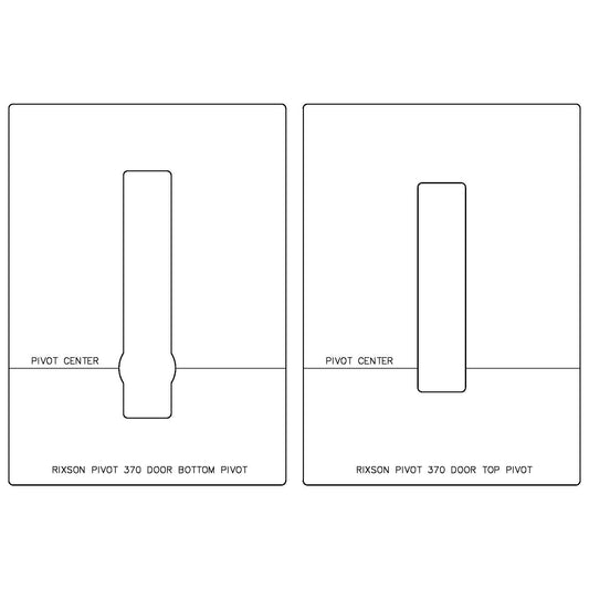 Rixson Pivot 370 - Door Bottom & Top Pivots