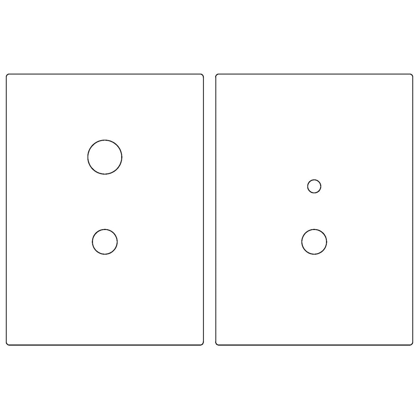 RMH Elements Entry Mortise Lock LxL