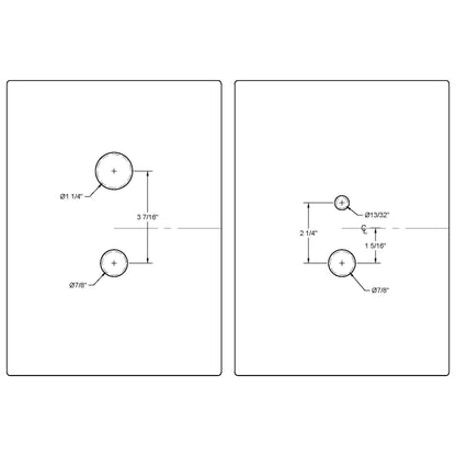 RMH Elements Entry Mortise Lock LxL