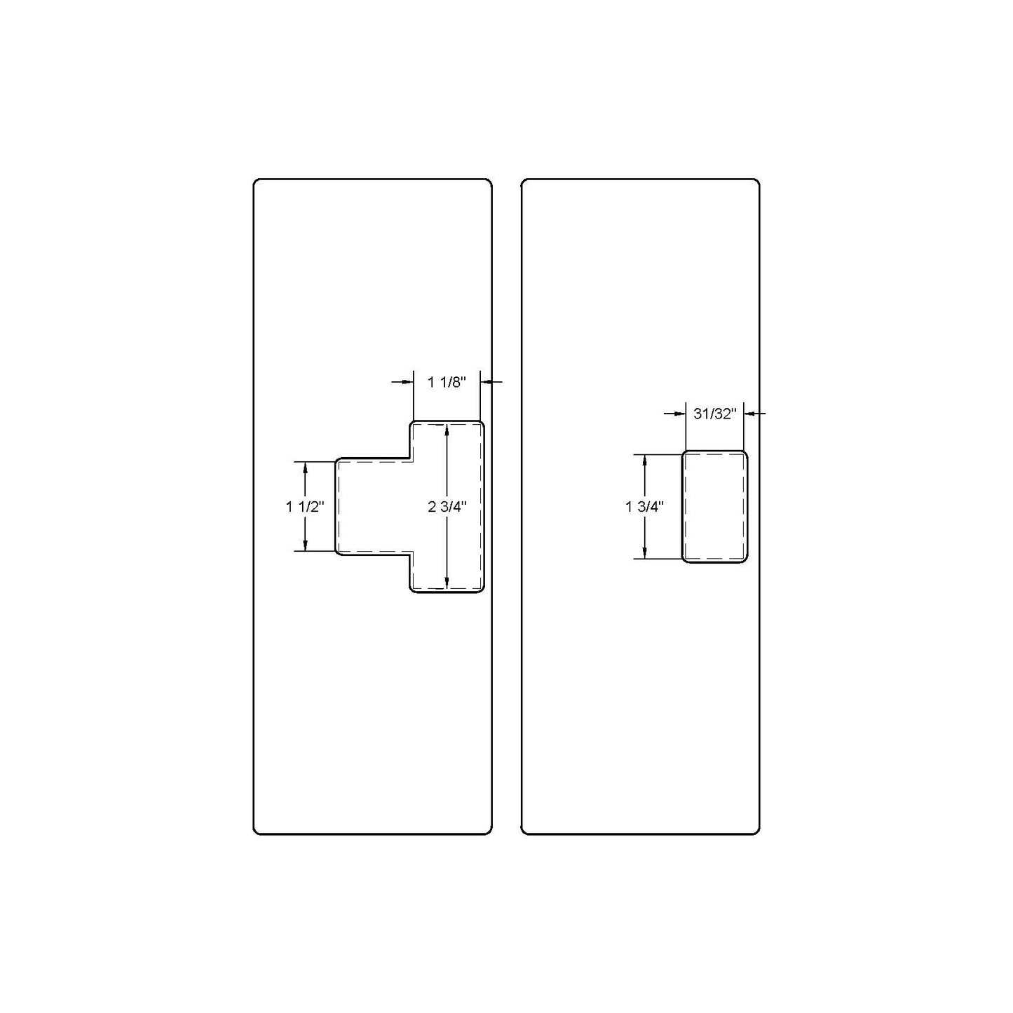 T-Strike + Dust Box (1-1/8"x2-3/4"x1-1/2")