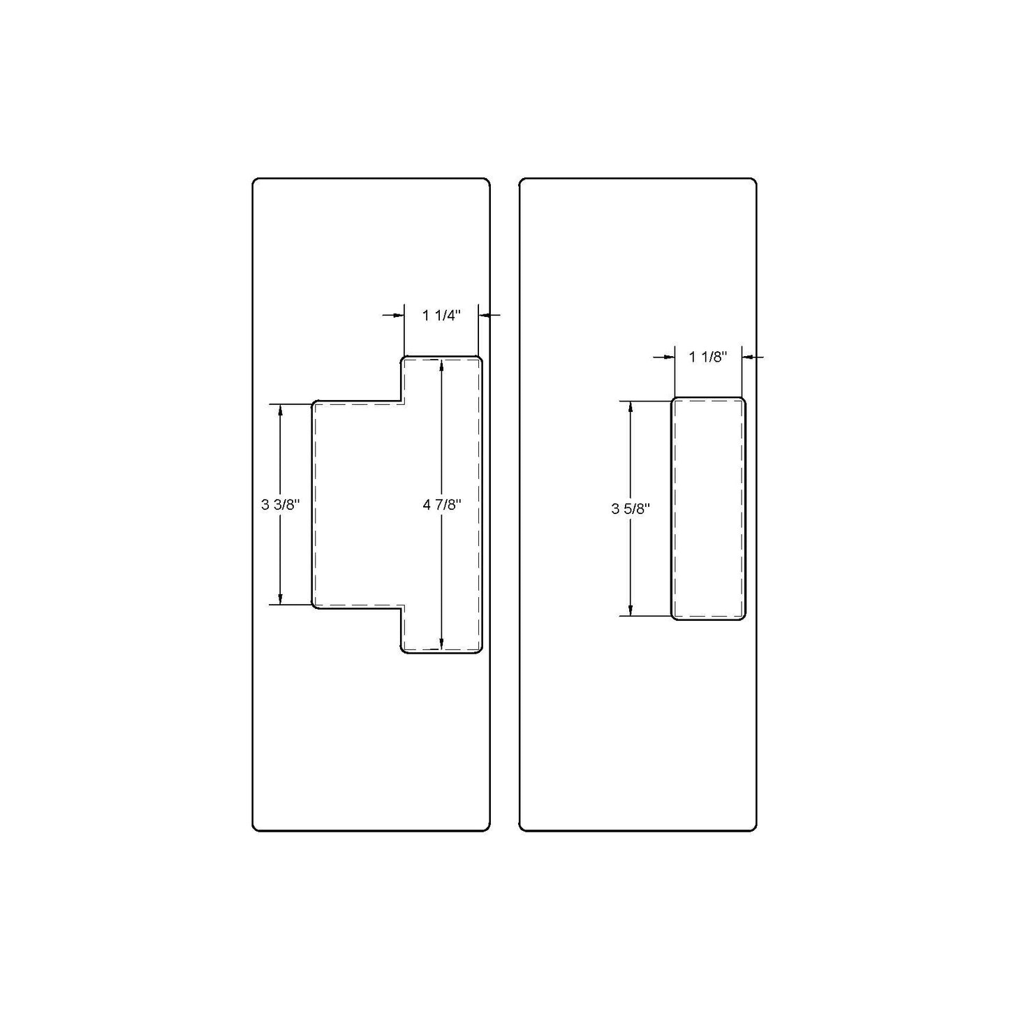 T-Strike + Dust Box (1-1/4"x4-7/8"x3-3/8")