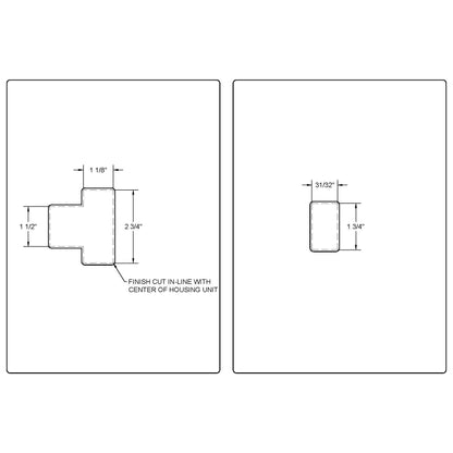 T-Strike + Dust Box (1-1/8"x2-3/4"x1-1/2")