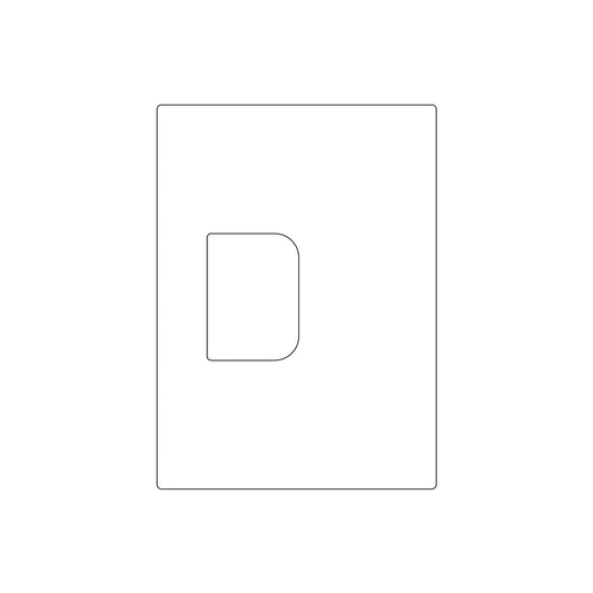 3.5" (5/8"R) Hinge
