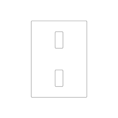 Face Plate (1"x2-1/4")(5-1/2" C to C)