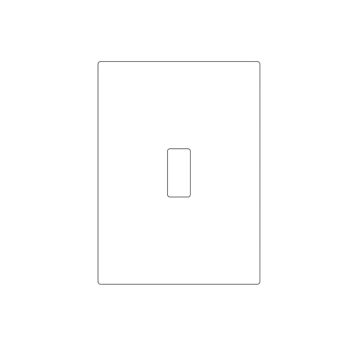 Face Plate (1"x2-1/4")