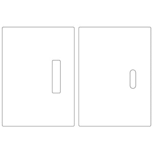 Emtek Pocket Strike Plate (13/16"x3-9/16")