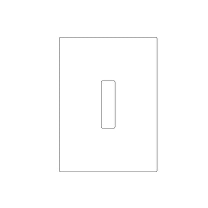 Face Plate (1"x3-3/4")