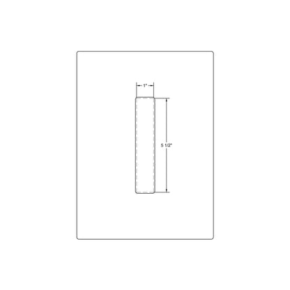 Face Plate (1"x5-1/2")