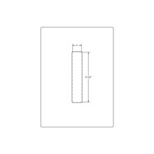 Load image into Gallery viewer, Face Plate (1&quot;x5-1/2&quot;)