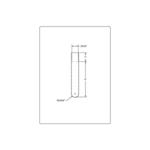 Emtek Flush Bolt (4")