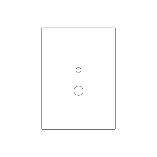 RMH Elements Mortise Lock (2-1/4" C to C)