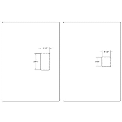 Strike + Dust Box (1-1/8"x 2-1/4")