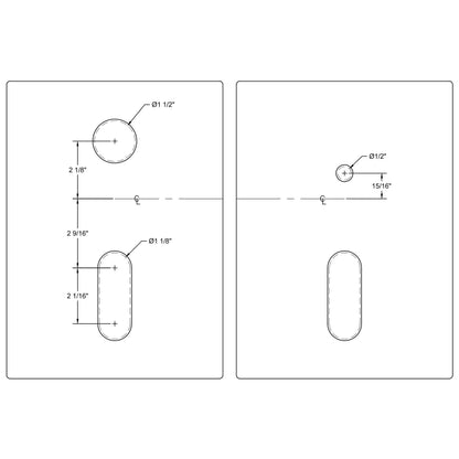 Entry Mortise Lock, GxG
