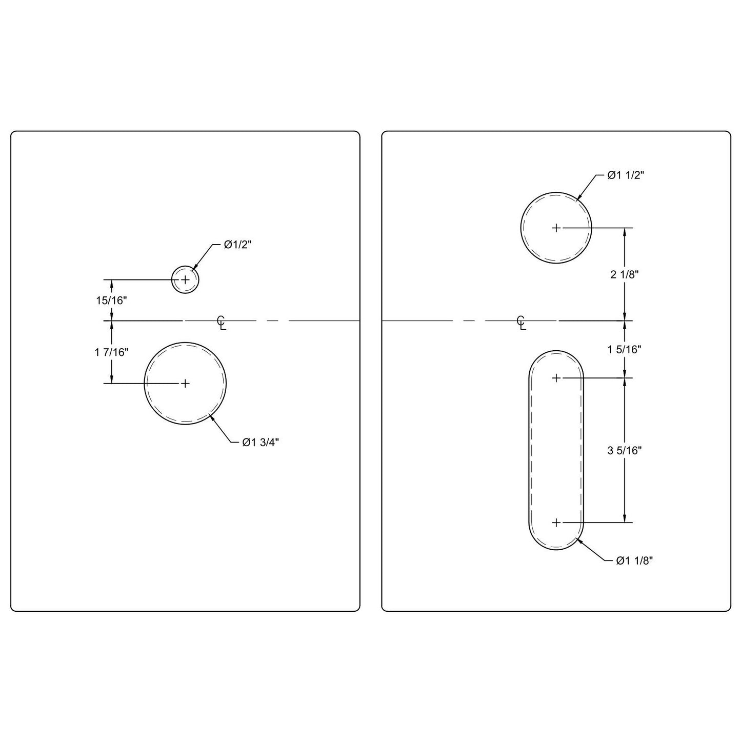 Edge Mortise Entry Lock, GxL