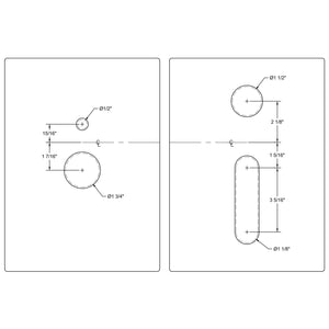 Edge Mortise Entry Lock, GxL